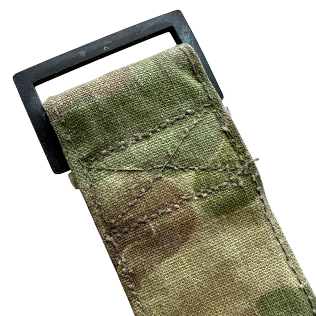 Original 1945-1949 Dutch East Indies Para Commando coverall camouflage belt