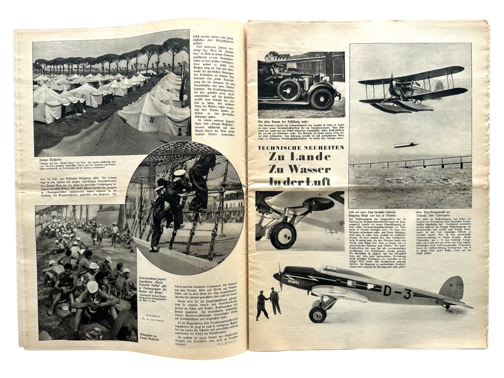 Original 1933 German illustrated magazine “Neue JZ Illustrierte Zeitung” - Image 5