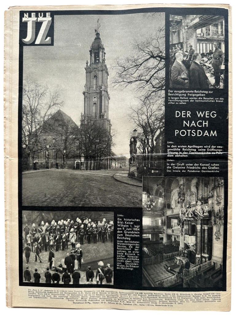 Original 1933 German illustrated magazine “Neue JZ Illustrierte Zeitung” - Image 7
