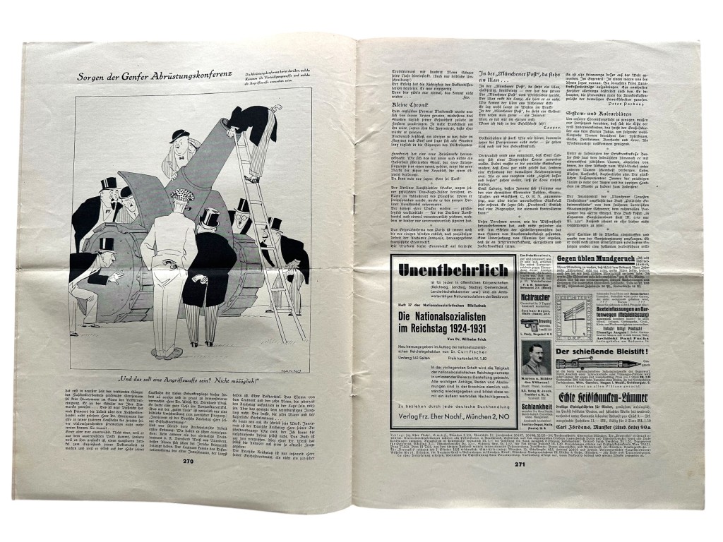 Original 1932 German magazine ‘Die Brennessel’ - Image 6