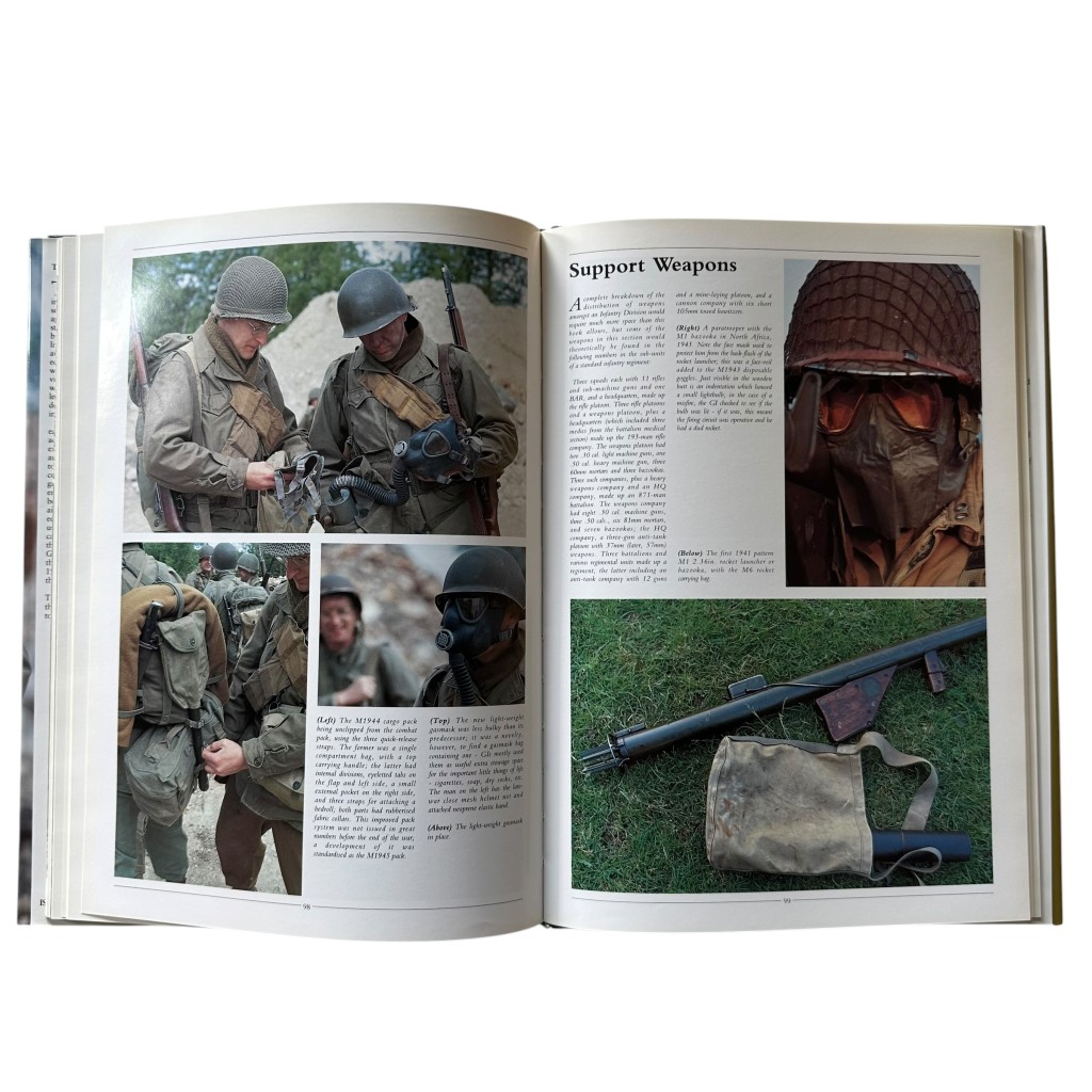 Reference book 'The World War II GI – US Army Uniforms 1941–45 In Color Photographs' by Richard Windrow and Tim Hawkins