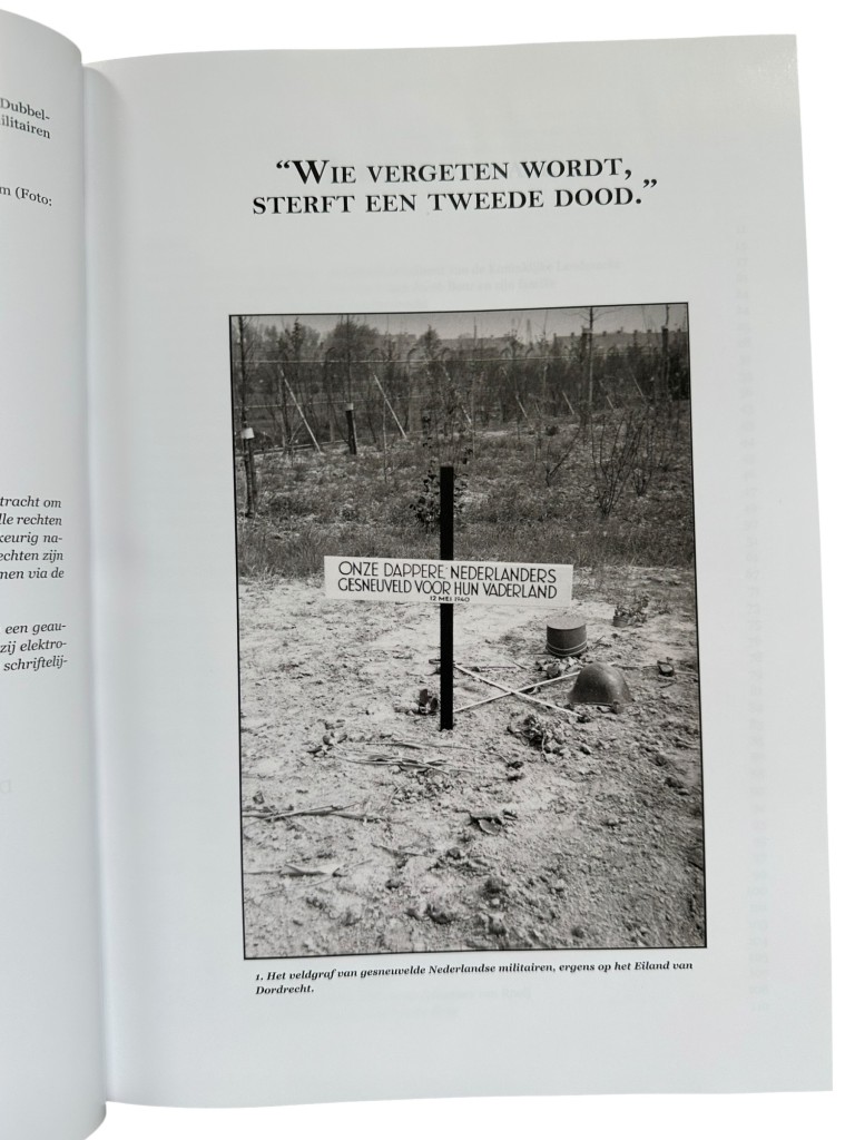 Militair historisch naslagwerk Oorlogsgraven op het Eiland van Dordrecht Nick van Uden Tweede Wereldoorlog Dordrecht militaire begraafplaatsen Nederlandse soldaten WO2 boek