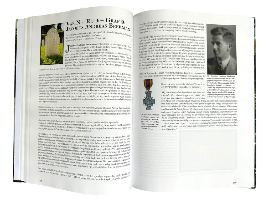 Militair historisch naslagwerk Oorlogsgraven op het Eiland van Dordrecht Nick van Uden Tweede Wereldoorlog Dordrecht militaire begraafplaatsen Nederlandse soldaten WO2 boek