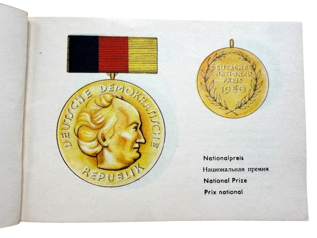 Original early DDR brochure titled ‘Medaillen und Abzeichen’ issued in 1951 by the Deutsche Demokratische Republik - Image 4