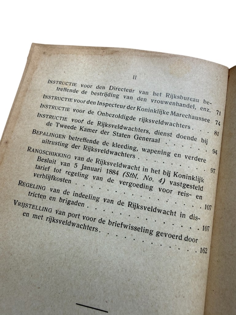 Original WW1 Dutch handbook 'Handboekje ten dienste van de Rijksveldwacht' - Image 4