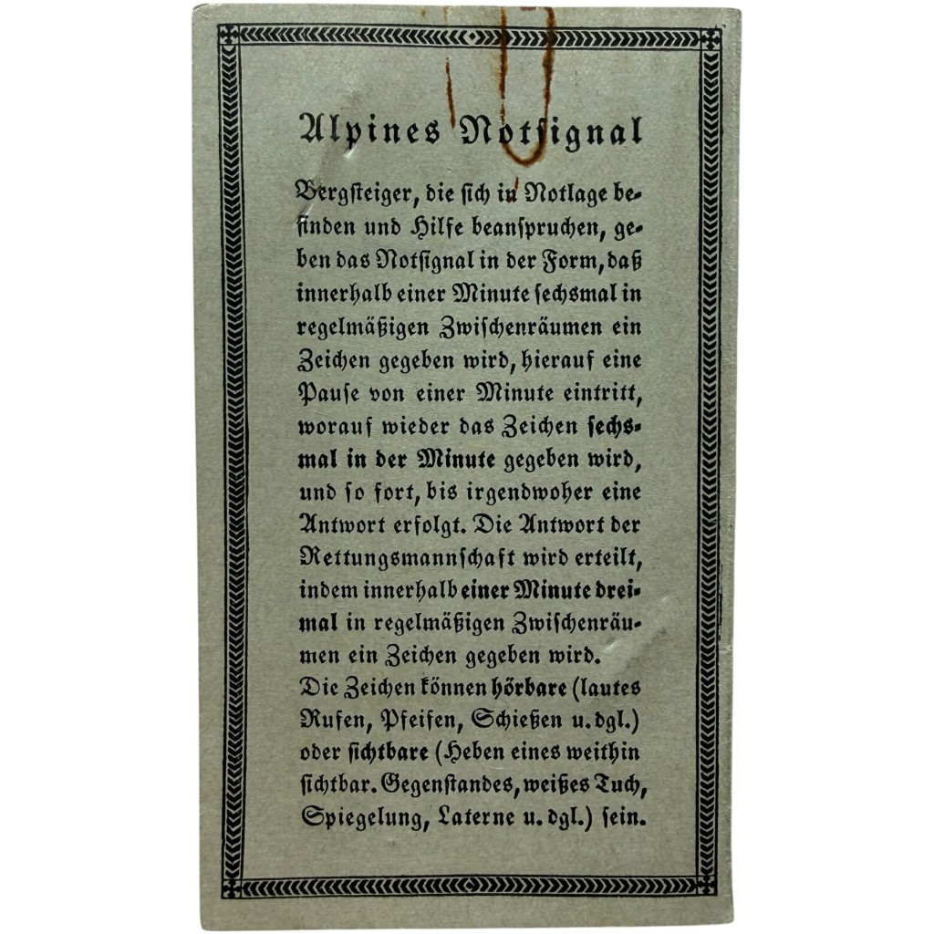 Original WWII German membership card of the Deutscher Alpenverein (DAV) - Image 5