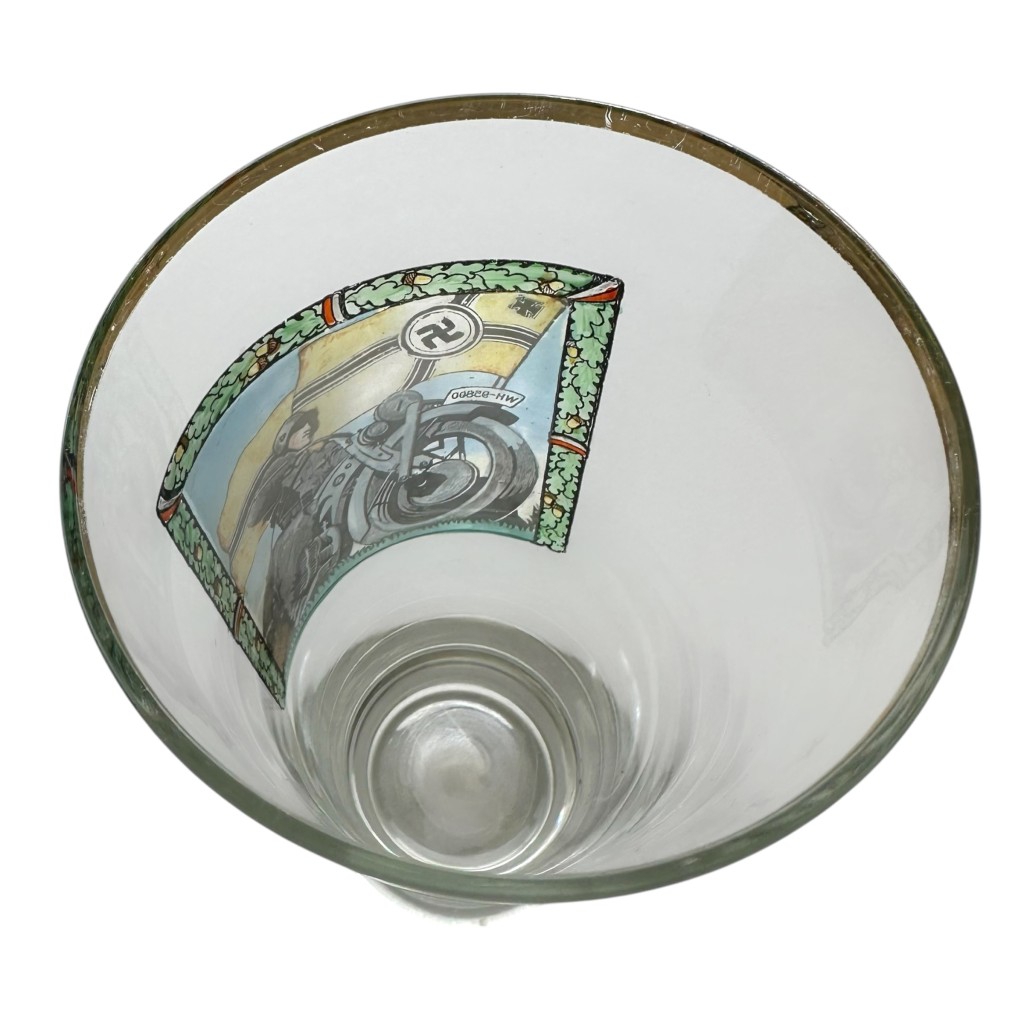 Original WWII German Wehrmacht beer glass - Image 3