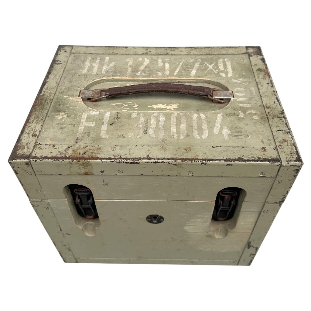 Original WWII German Luftwaffe Handkammer Hk 12.5/7x9 aerial reconnaissance camera in box - Image 2