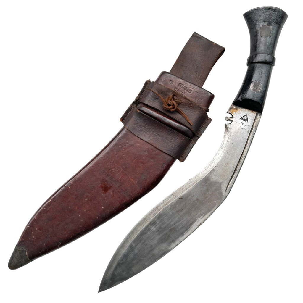 Original WWII British/Nepal military Gurkha Kukri 1945