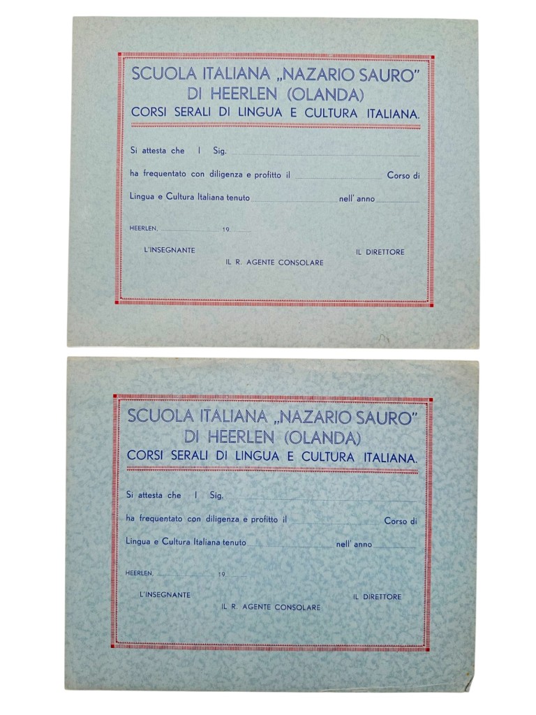 Original 1930s-WWII Italian large estate from the Italian Fascist School 'Nazario Sauro' in Heerlen in Limburg - Image 5