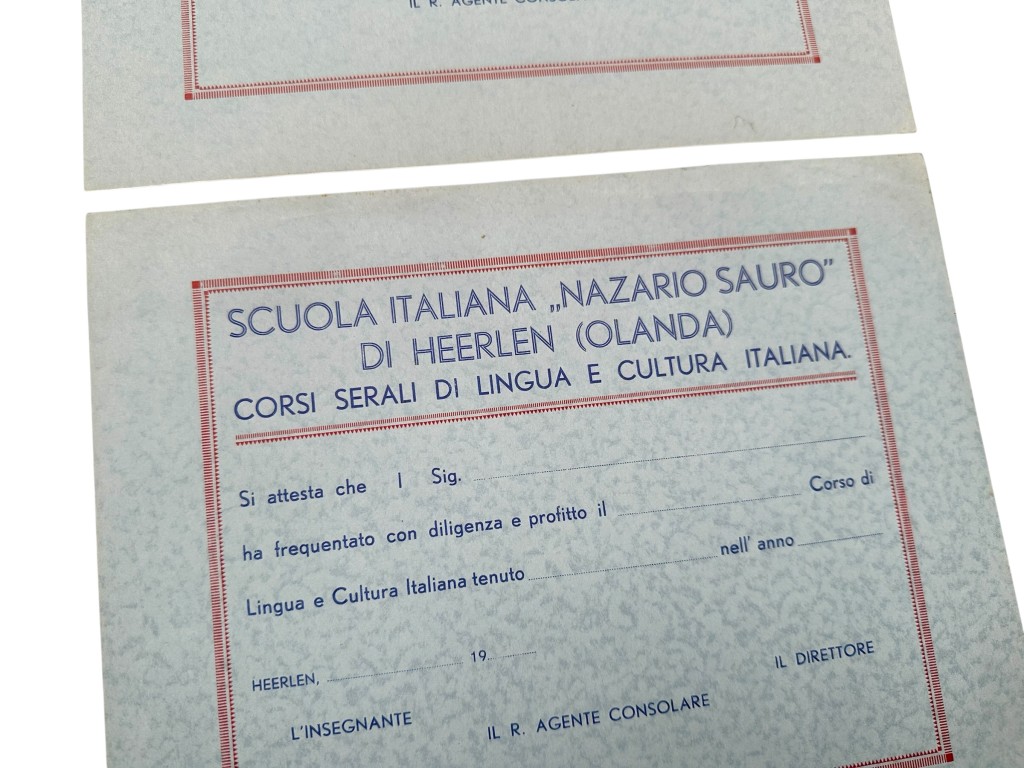 Original 1930s-WWII Italian large estate from the Italian Fascist School 'Nazario Sauro' in Heerlen in Limburg