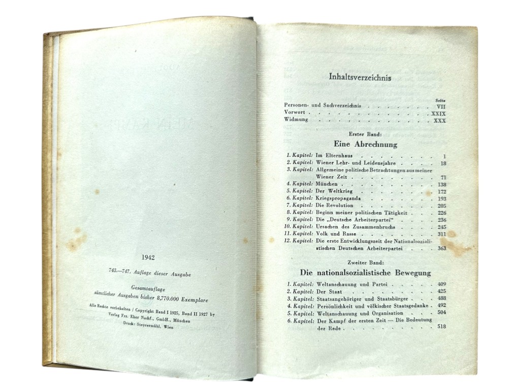 Original WWII German MK book wedding edition from Osnabrück in 1942 - Image 6