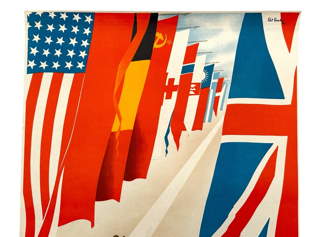 Original WWII Allied poster - Free Holland welcomes the soldiers of the Allies - Image 3