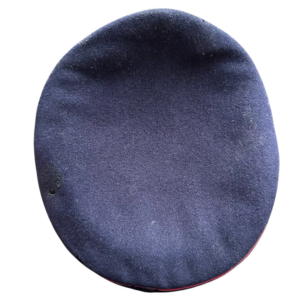 Original WWII German Feuerschutzpolizei visor cap - Image 6
