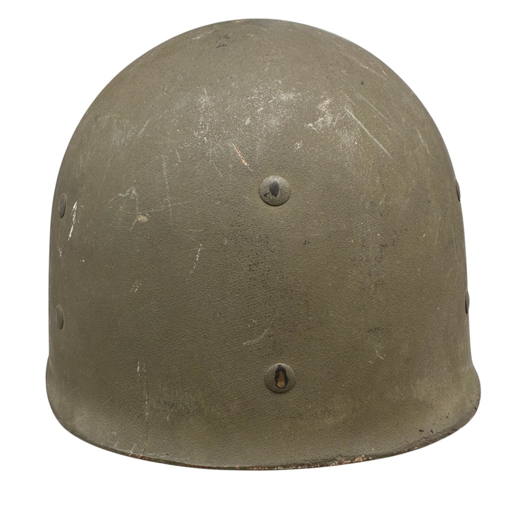 Original WWII US M1 Westinghouse helmet liner used by the Dutch Regiment Stoottroepen - Image 6