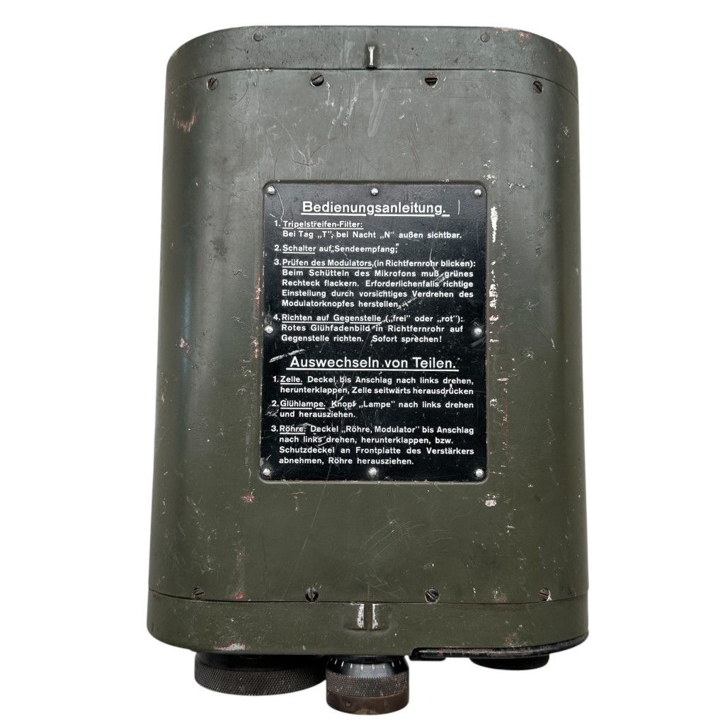 Original WWII German lichtsprechgerät 80 - Image 7