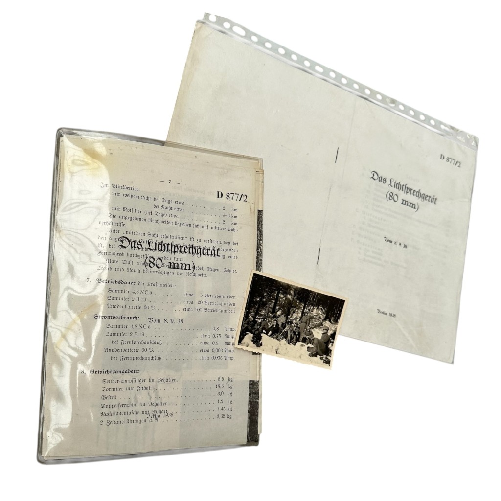 Original WWII German lichtsprechgerät 80 - Image 23