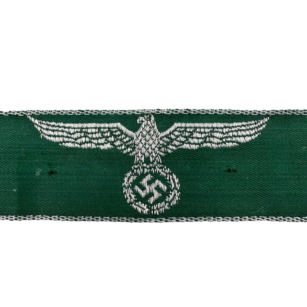 Original WWII German Zollgrenzschutz cuff title