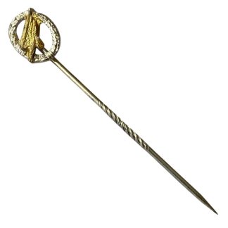 Original 1957 Fallschirmjägerschützenabzeichen miniature stickpin