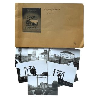 Original German Wehrmacht collection of 24 photographic negatives with war crimes in Belgorod