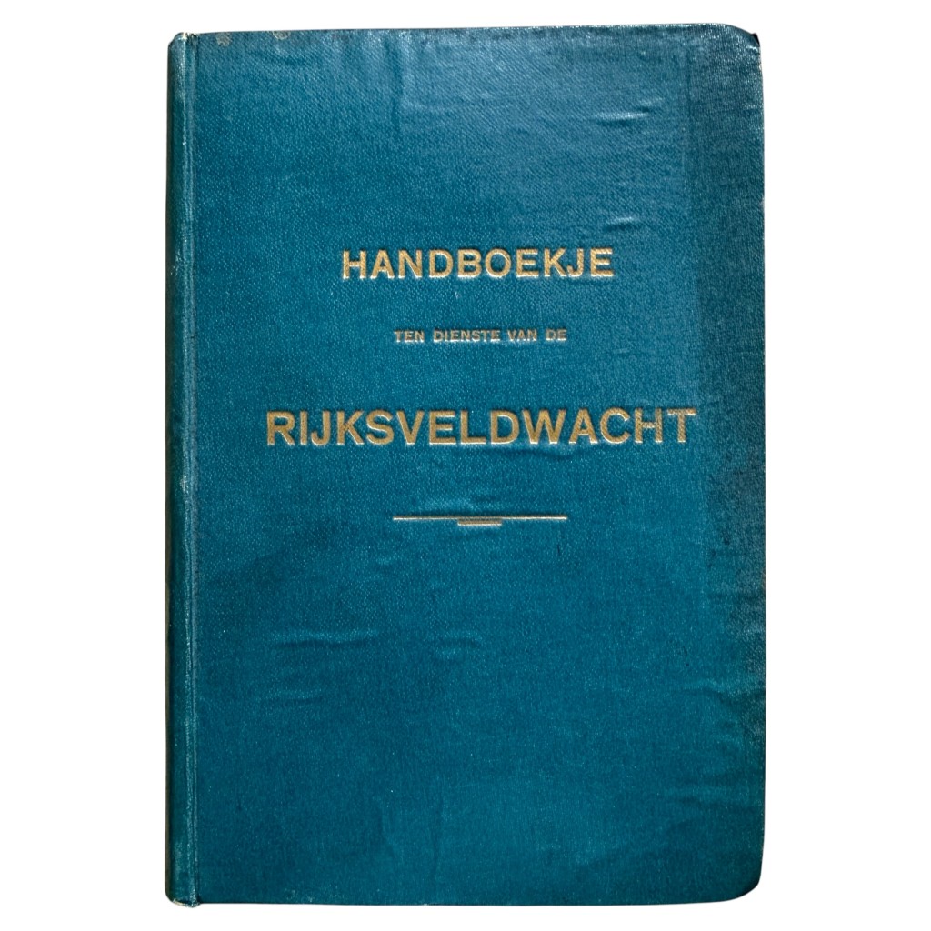 Original WW1 Dutch handbook 'Handboekje ten dienste van de Rijksveldwacht'