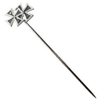 Original WW1 German miniature stickpin Iron Cross 2nd & 1st class