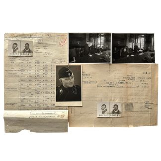 Original WWII Dutch Waffen-SS/NSB set Louis Peeters (Maastricht) Schwere SS-Panzer-Abteilung 503 'Nordland'