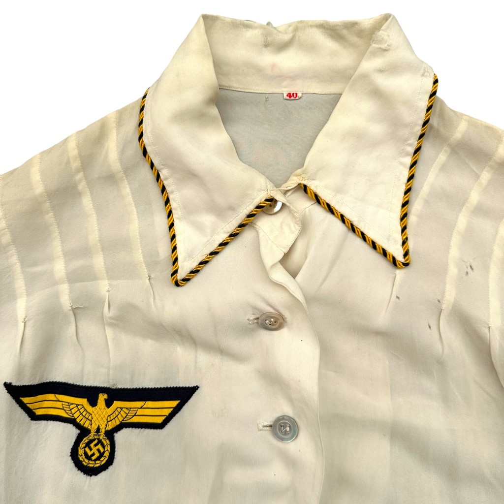 Original WWII German Kriegsmarine Marinehelferinnen blouse of the Nachrichtendienst der Kriegsmarine