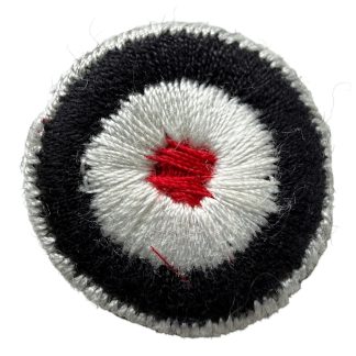 Original WWII German Luftwaffe cloth cockade for Schiffchen side cap Second World War military collectible Germany