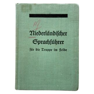 Original WWII German 'Niederländischer Sprachführer für die Truppe im Felde' January 1940