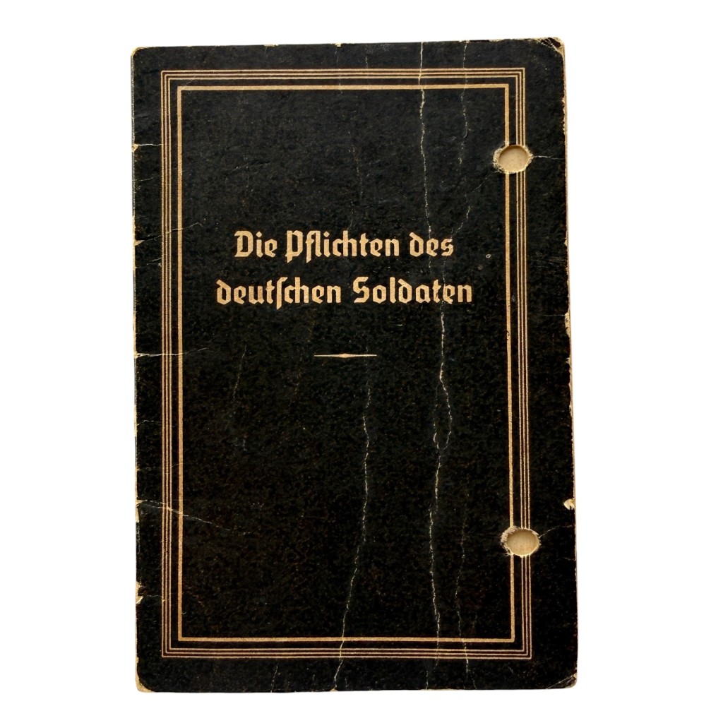Original 1936 German booklet 'Die Pflichten des Deutschen Soldaten