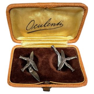 Original WWII set of Gurkha Kukri cufflinks