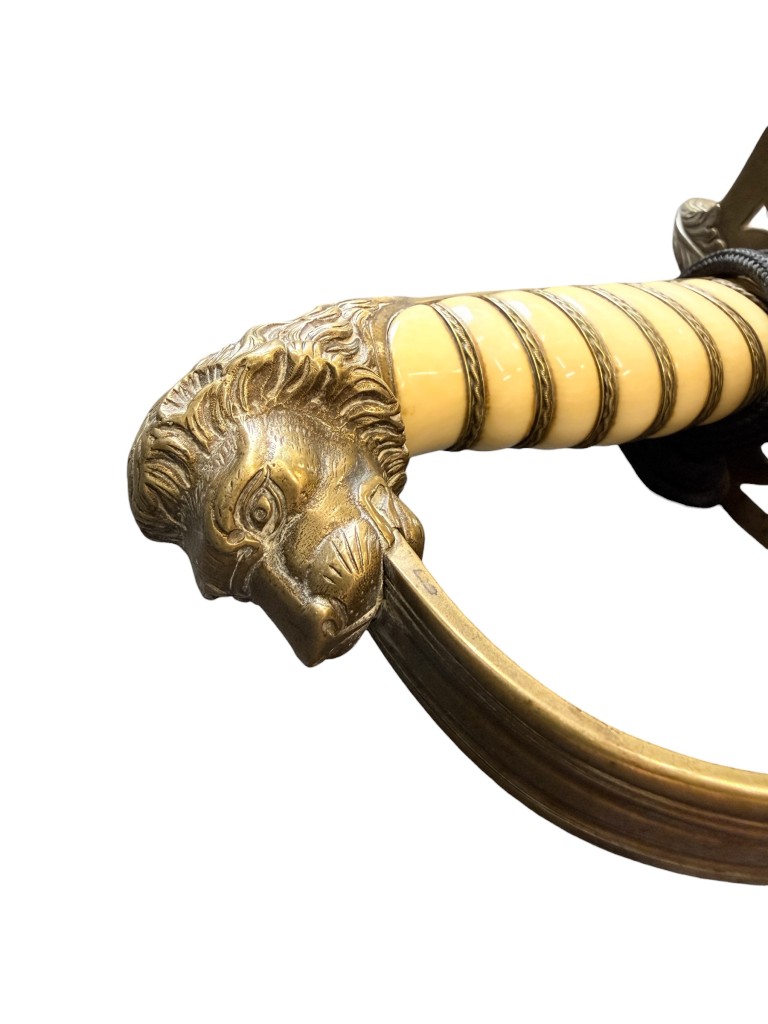 Original 1900 Dutch Navy Officer's Sword Model 1882 with knot - Image 4