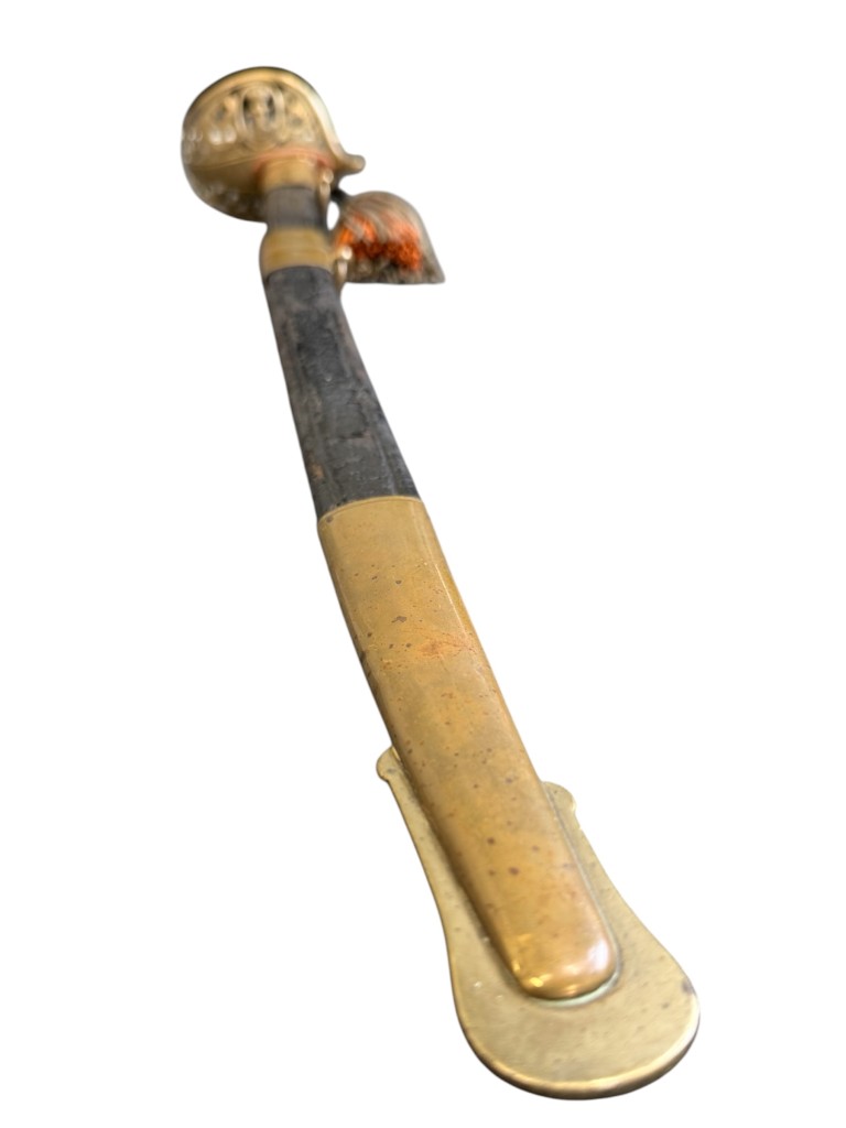 Original 1900 Dutch Navy Officer's Sword Model 1882 with knot - Image 6
