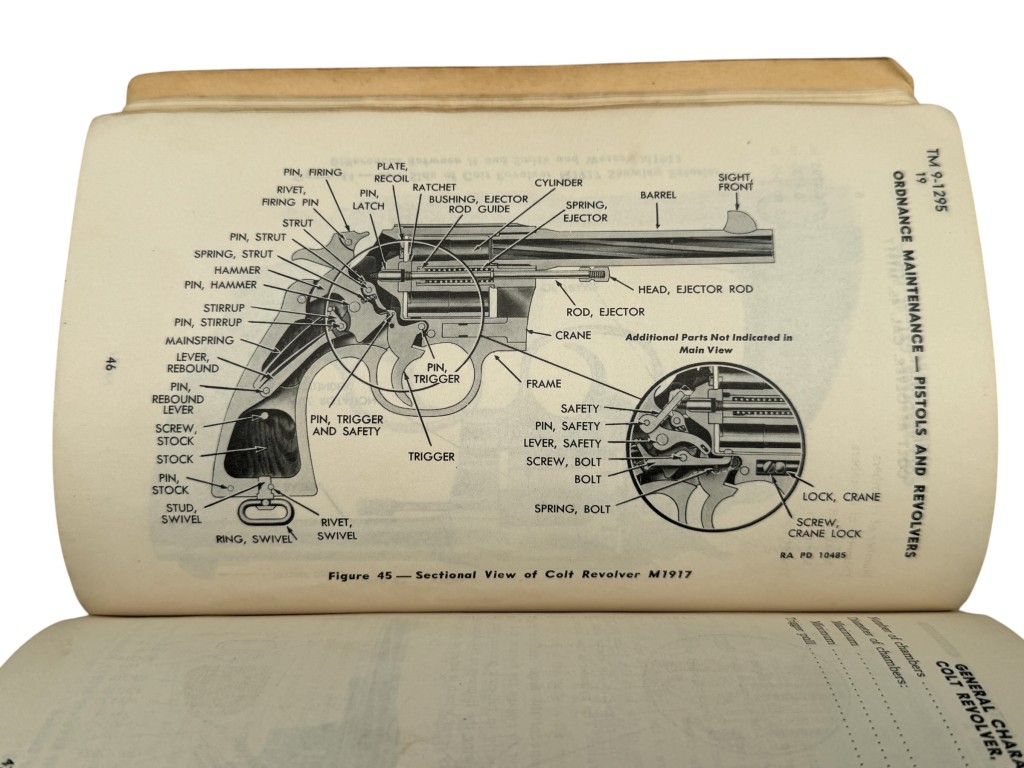 Original WWII US Army Technical Manual TM 9-1295 'Pistols and Revolvers' - Image 9