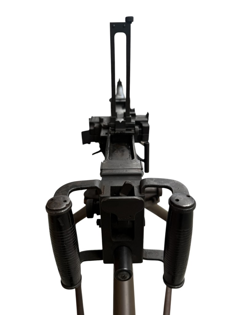 Original WWII Italian Breda 37 on tripod EU-Deko - Image 16