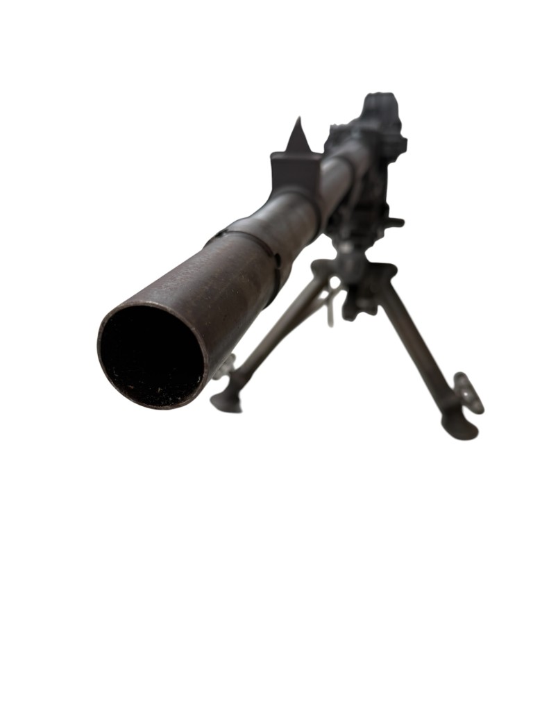 Original WWII Italian Breda 37 on tripod EU-Deko - Image 13