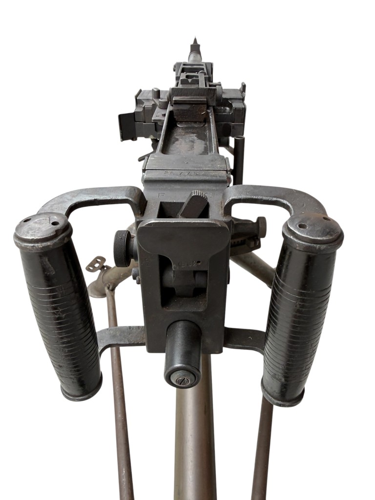 Original WWII Italian Breda 37 on tripod EU-Deko - Image 5