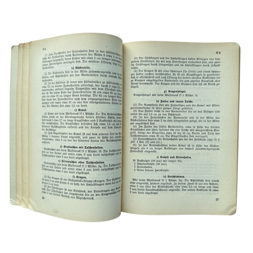 Original WWII German Polizei-Bekleidungsvorschrift from 1939 - Image 7