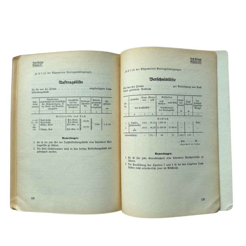 Original WWII German Polizei-Bekleidungsvorschrift from 1939 - Image 8