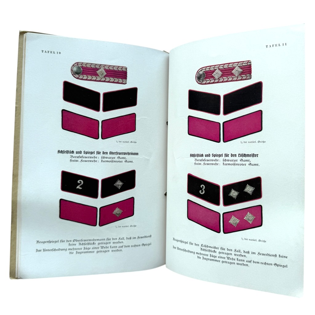 Original 1934 German Feuerwehr uniform regulation brochure 'Die Uniformierung der Berufs- und der freiwilligen Feuerwehrmänner' - Image 5