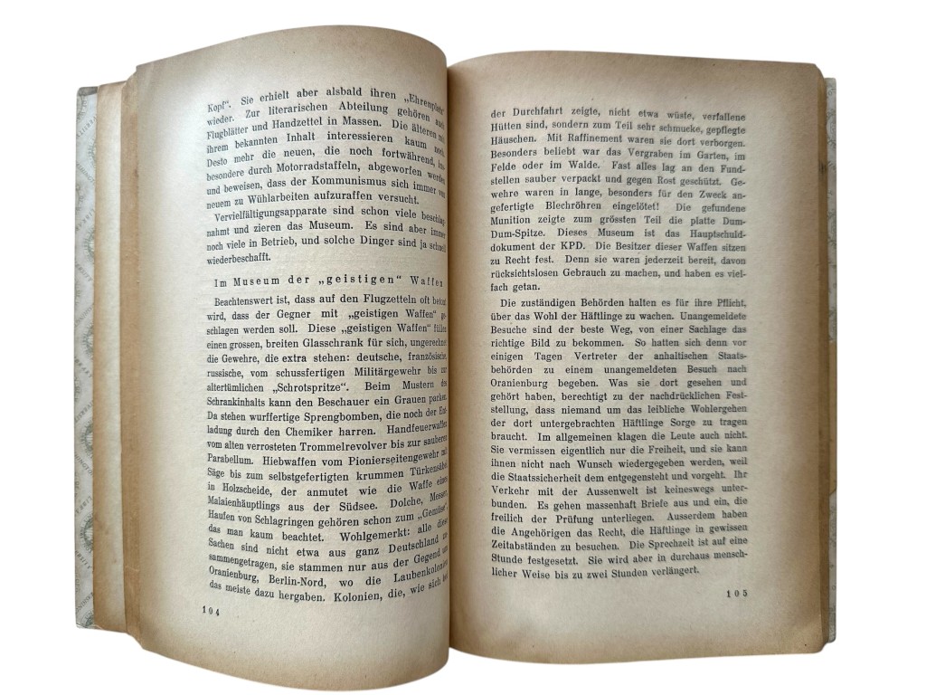 Original German book 'Konzentrationslager Oranienburg' from 1934, written by SA-Sturmbannführer Schäfer from the SS-Junkerschule Tölz - Image 9