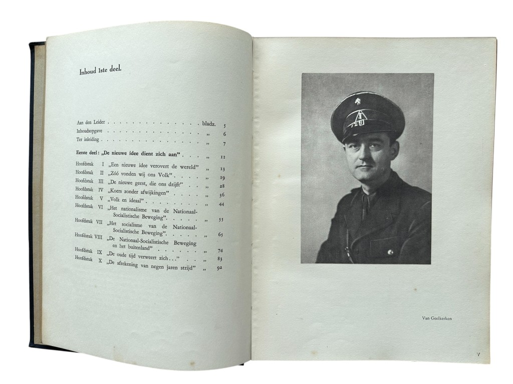 Original 1941 Dutch NSB book 'Voor Volk en Vaderland' - Image 6