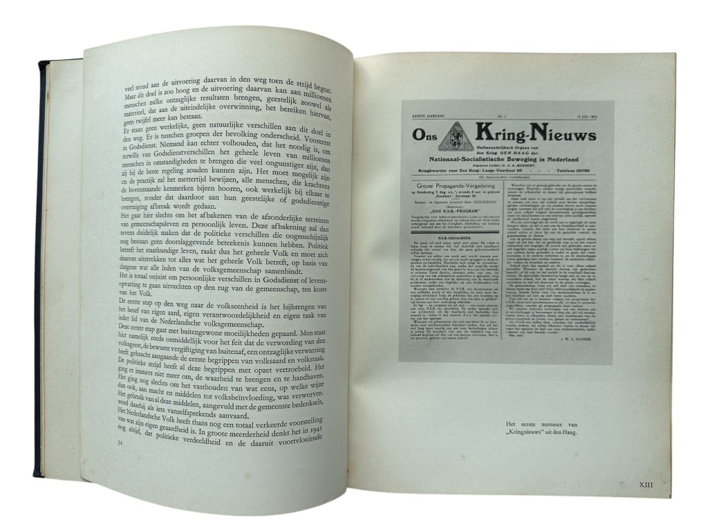 Original 1941 Dutch NSB book 'Voor Volk en Vaderland' - Image 7