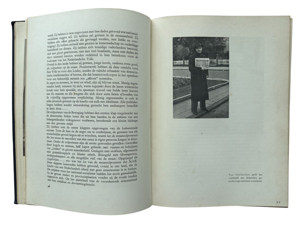 Original 1941 Dutch NSB book 'Voor Volk en Vaderland' - Image 9