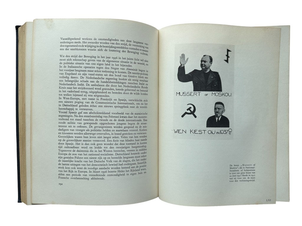 Original 1941 Dutch NSB book 'Voor Volk en Vaderland' - Image 11