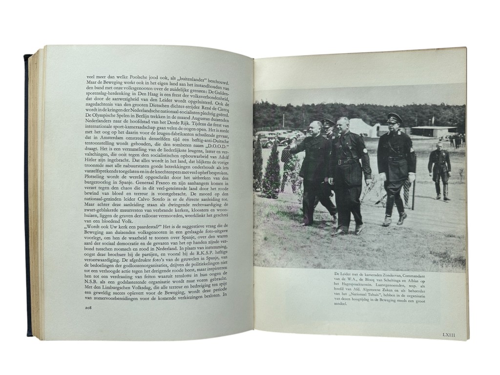Original 1941 Dutch NSB book 'Voor Volk en Vaderland' - Image 12