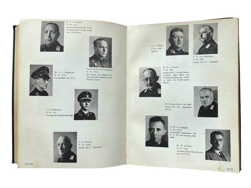 Original 1941 Dutch NSB book 'Voor Volk en Vaderland' - Image 10