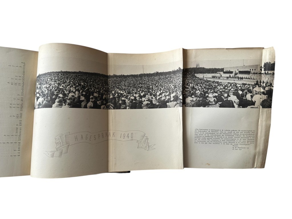 Original 1941 Dutch NSB book 'Voor Volk en Vaderland' - Image 13