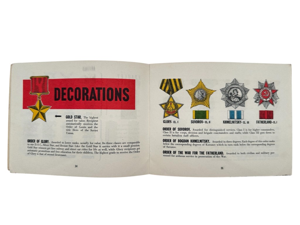 Original WWII US army brochure ‘our RED ARMY ally’ - Image 5